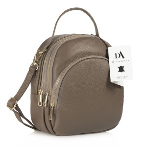 Rucsac dama din piele naturala DiAmanti Amato Taupe Rucsac dama din piele naturala DiAmanti Amato Taupe